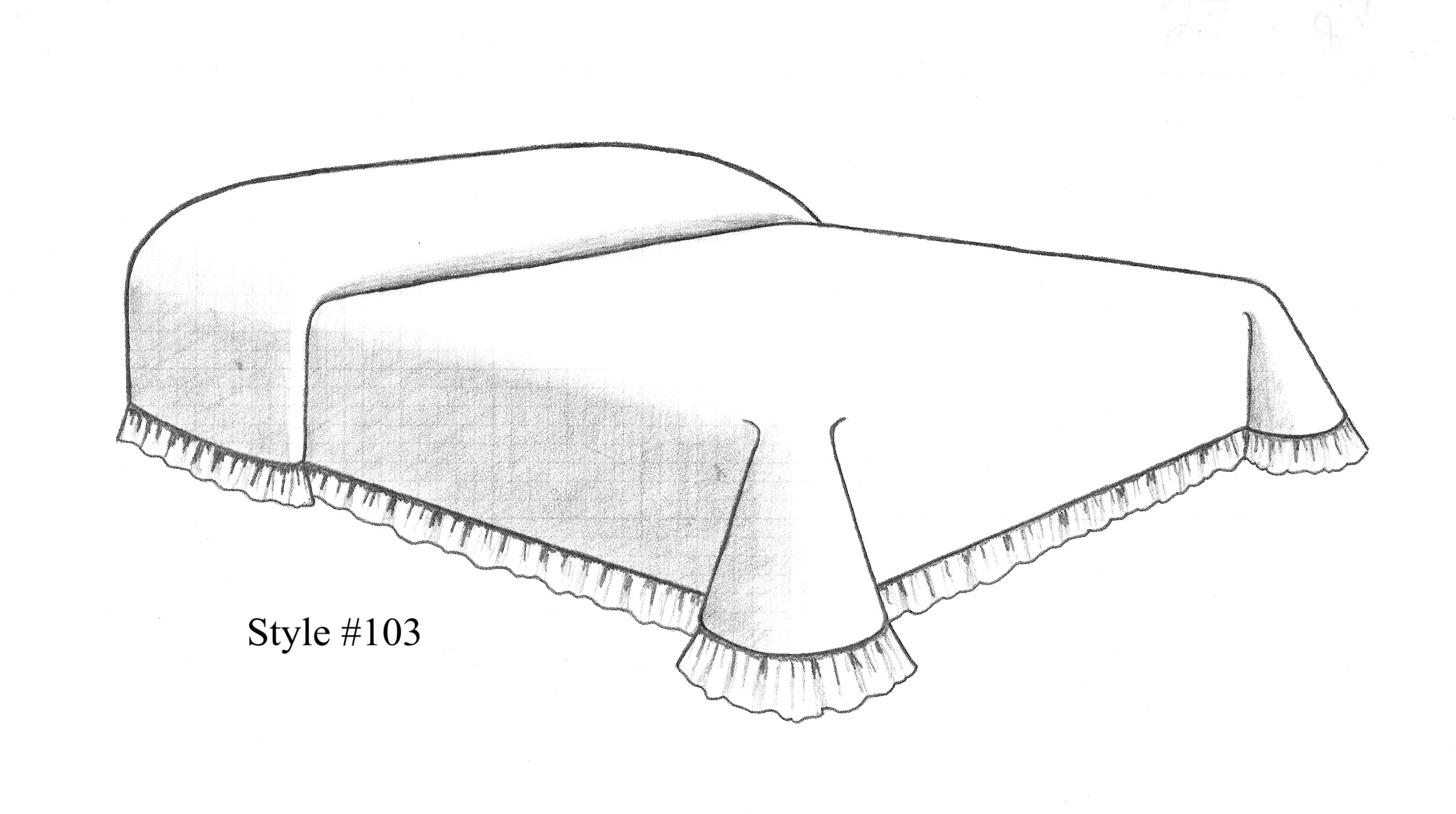Style 103 Bedspread
